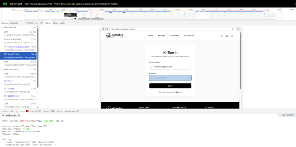 Playwright Trace Viewer