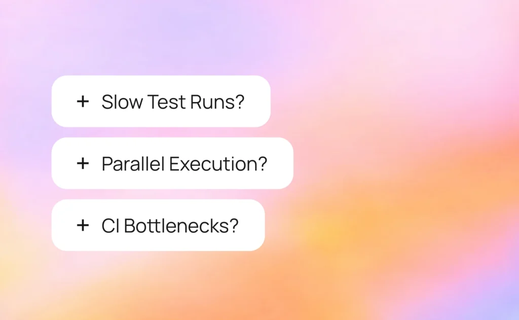 Playwright slow tests impacting CI performance and ways to cut test execution time by 60 percent.