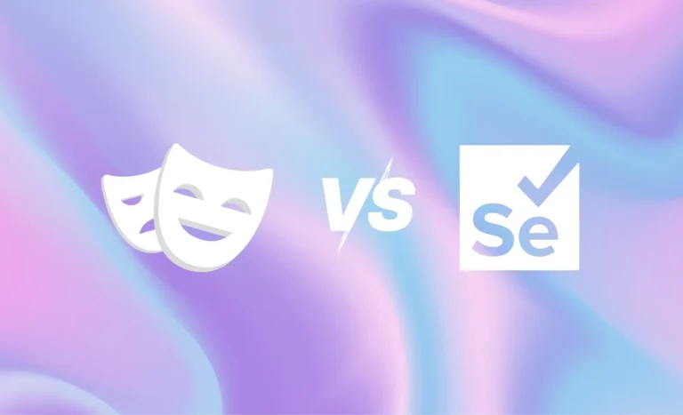 Playwright vs Selenium comparison showing key differences in test automation for 2025.
