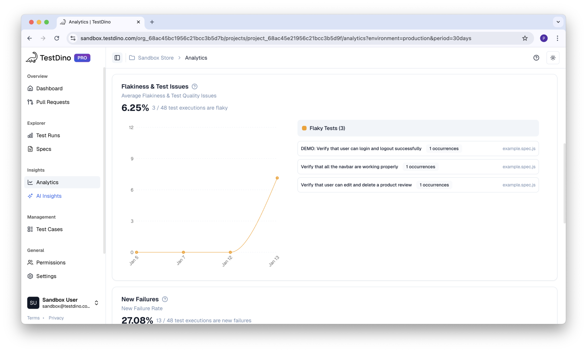 Playwright Test Execution History Across Runs and CI | TestDino
