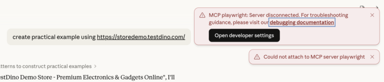 Troubleshooting Playwright MCP Errors | TestDino