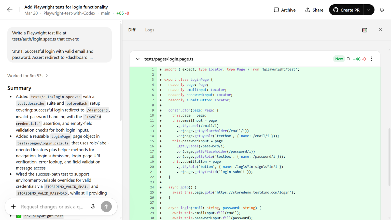 Write Playwright Tests with Codex: Cloud Agent Guide (2026)