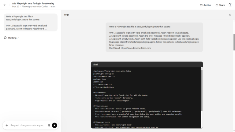 Write Playwright Tests with Codex: Cloud Agent Guide (2026)