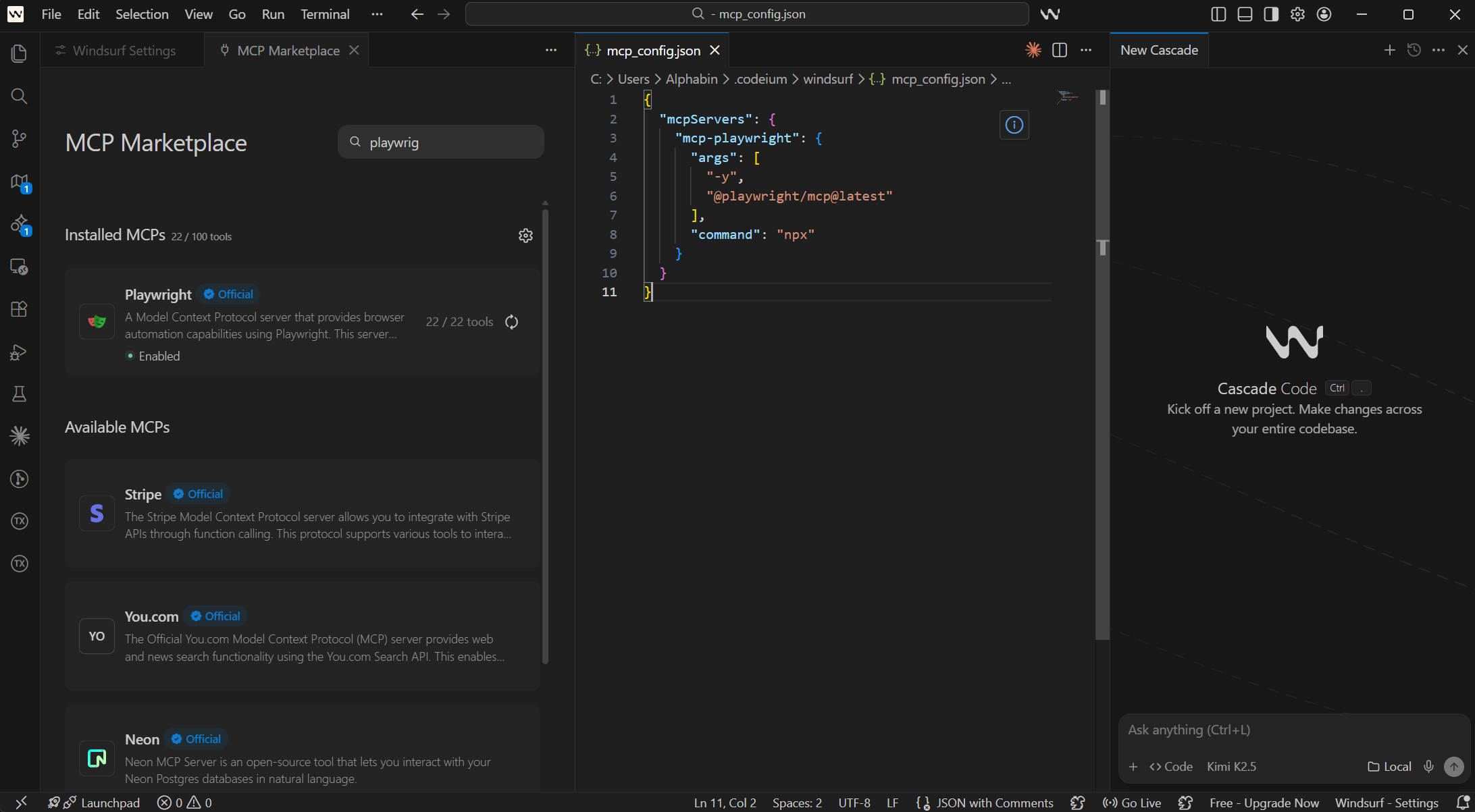 Windsurf MCP Marketplace