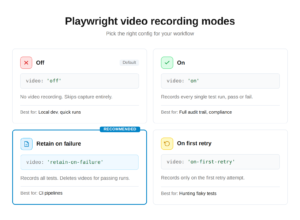 Playwright Screencast: Record Tests